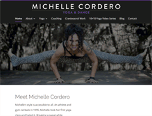 Tablet Screenshot of michellecordero.com